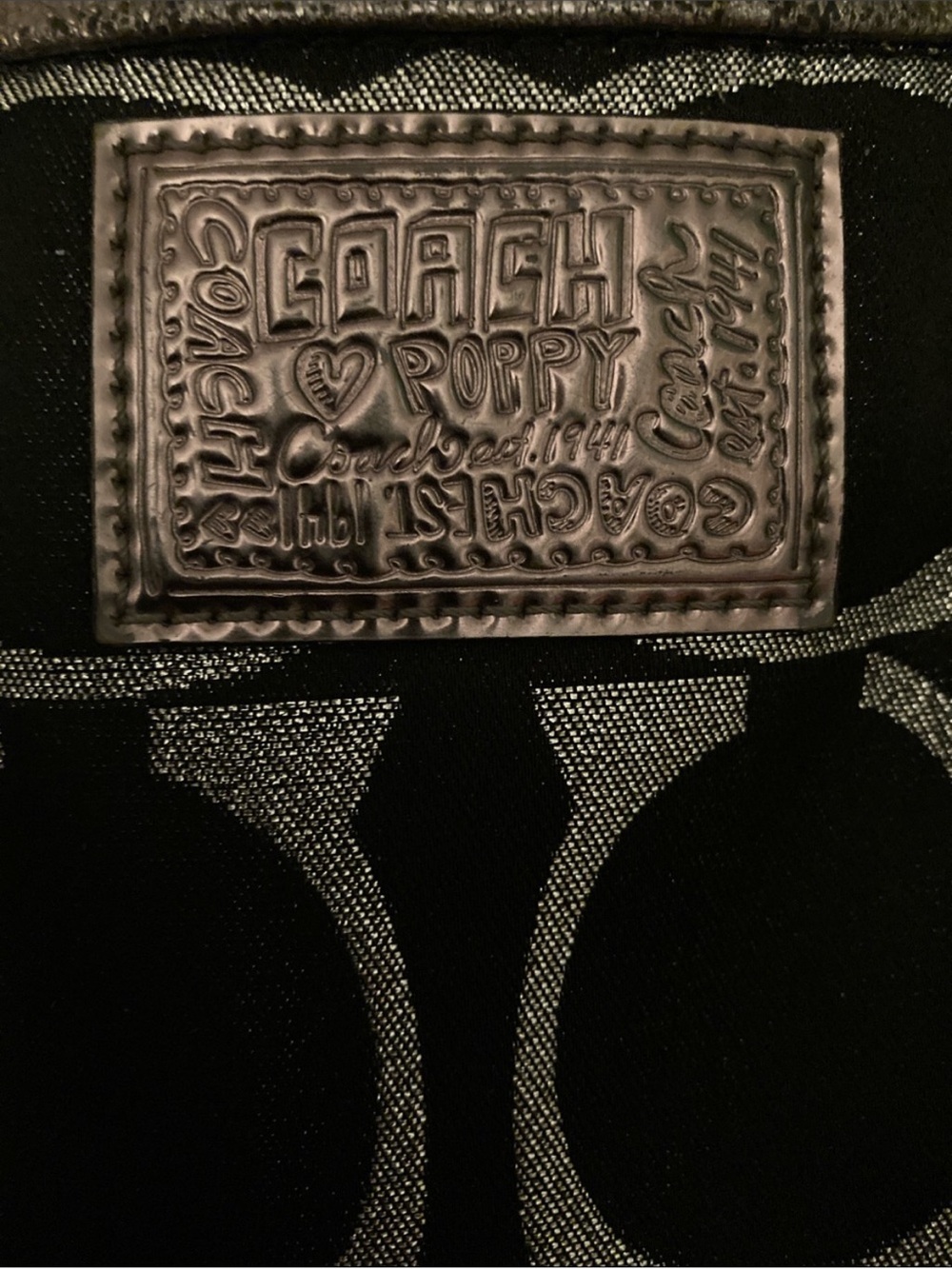 ✨ Coach Poppy Glam Signature Satchel/Crossbody – EUC ✨ - Picture 2 of 11